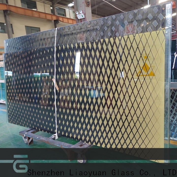 best price printed glass panels design with high cost performance