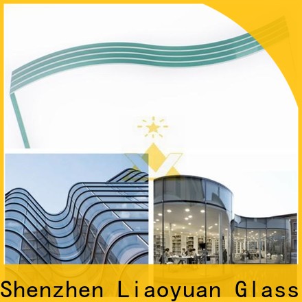 Liaoyuan Glass high quality curved channel glass bulk for sale