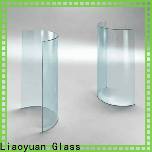 Liaoyuan Glass factory price curved glass wall supply bulk buy