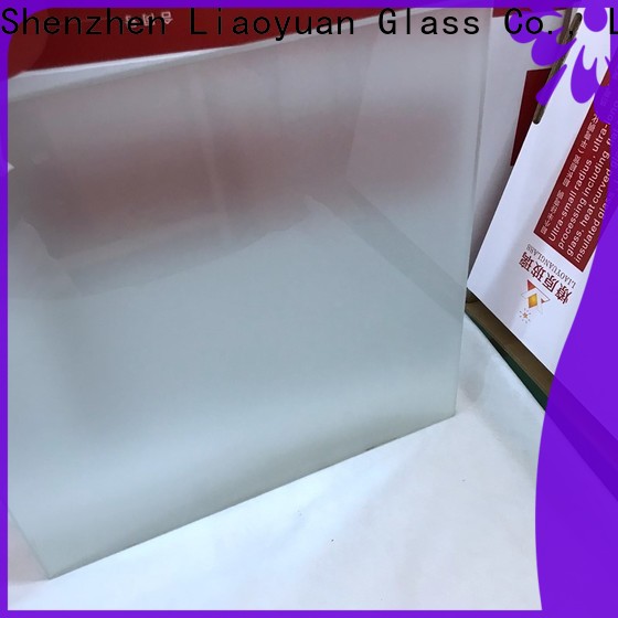 Liaoyuan Glass best price glass acid etching supply for sale