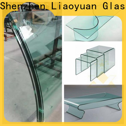 Liaoyuan Glass best price bent and curved glass wholesale distributors bulk production