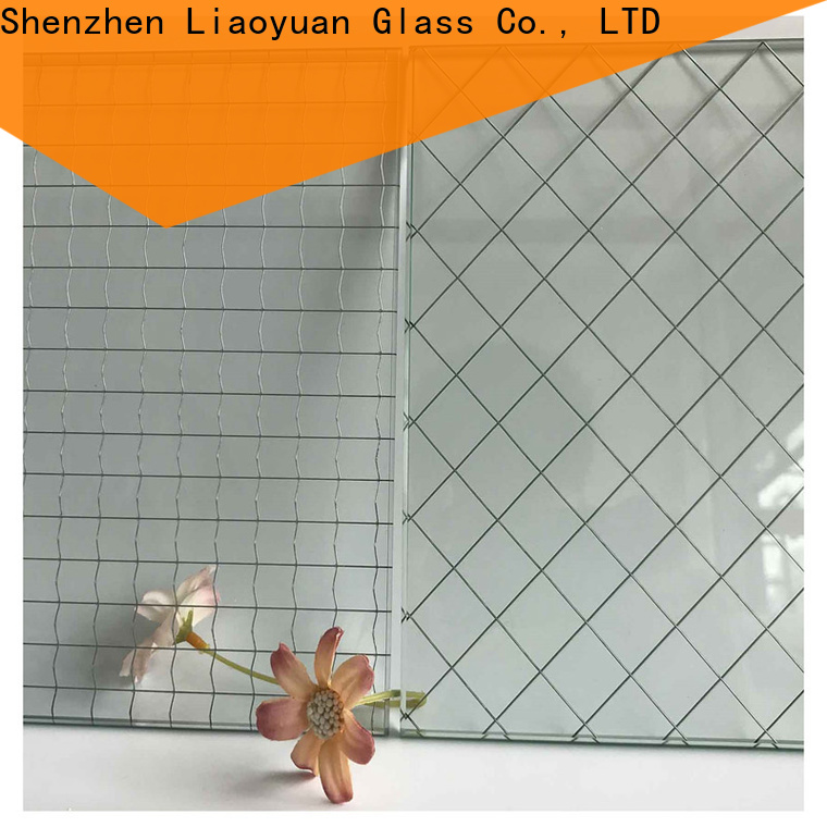 Liaoyuan Glass wire mesh laminated glass supply bulk buy