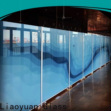 Liaoyuan Glass ceramic printed glass series for promotion