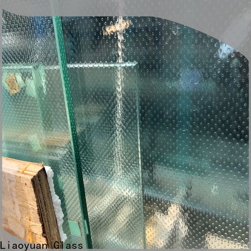 Liaoyuan Glass high quality clear acid etched glass supply for promotion