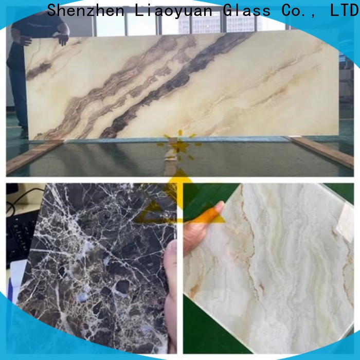 Liaoyuan Glass digital prints on glass supplier for sale