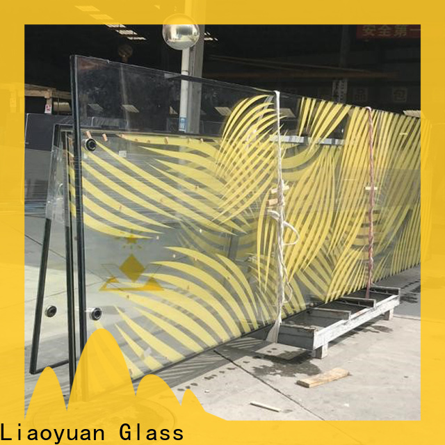 Liaoyuan Glass hot-sale custom screen printing on glass with good price for promotion