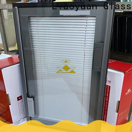 Liaoyuan Glass Insulating Glass with Integral Blinds supplier for sale