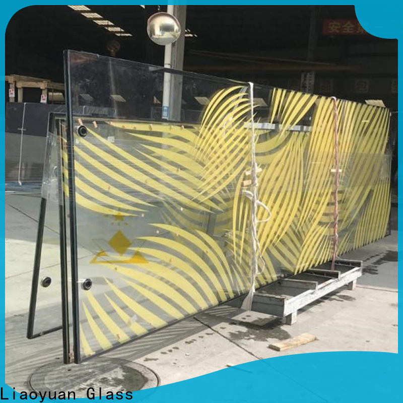 Liaoyuan Glass professional screen printed glass with good price bulk buy