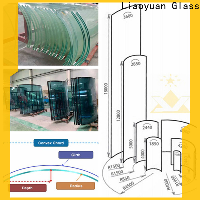 latest tempered glass wall design for sale
