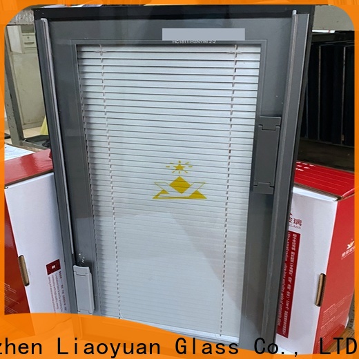 Liaoyuan Glass factory price Insulating Glass with Integral Blinds directly sale for promotion
