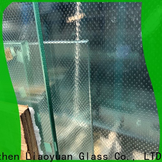 Liaoyuan Glass oem acid etched glass panels factory price with high cost performance