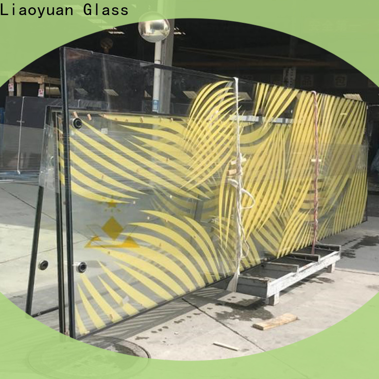 Liaoyuan Glass latest custom screen printing on glass wholesale with high cost performance