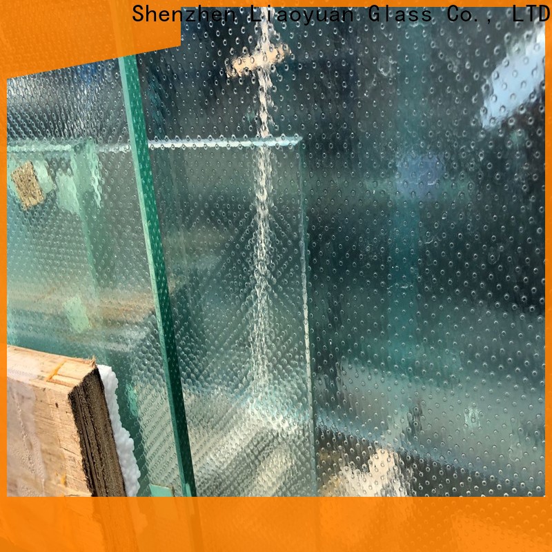 Liaoyuan Glass acid etched glass price supply bulk buy