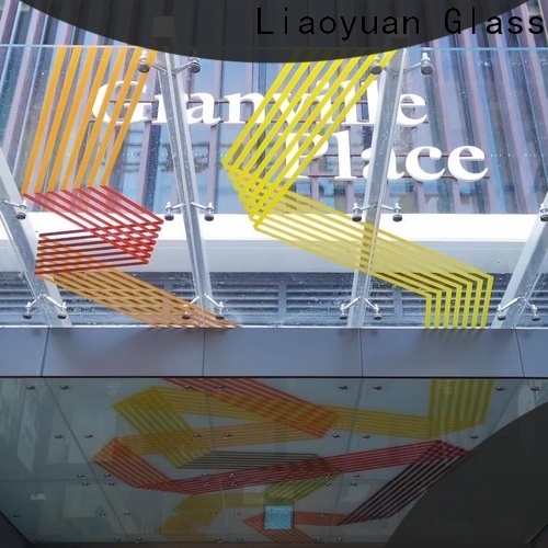Liaoyuan Glass popular ceramic printed glass factory direct supply bulk production