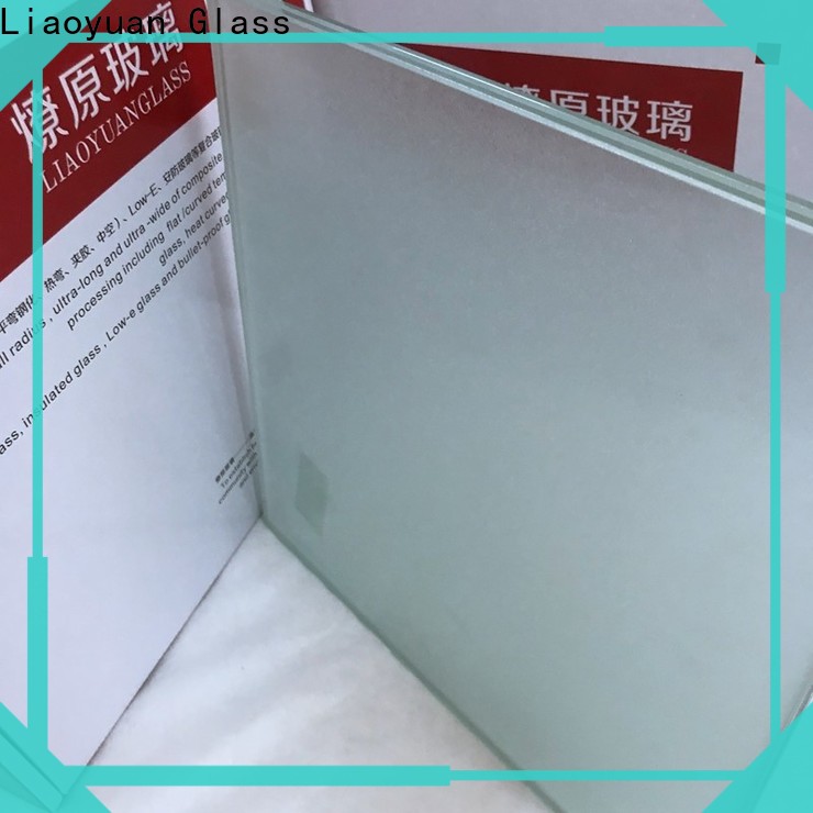 hot selling sandblasted glass supplier for sale