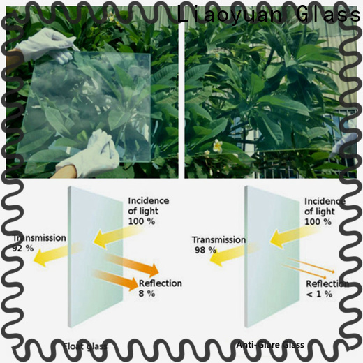 Liaoyuan Glass anti reflective glass directly sale bulk buy