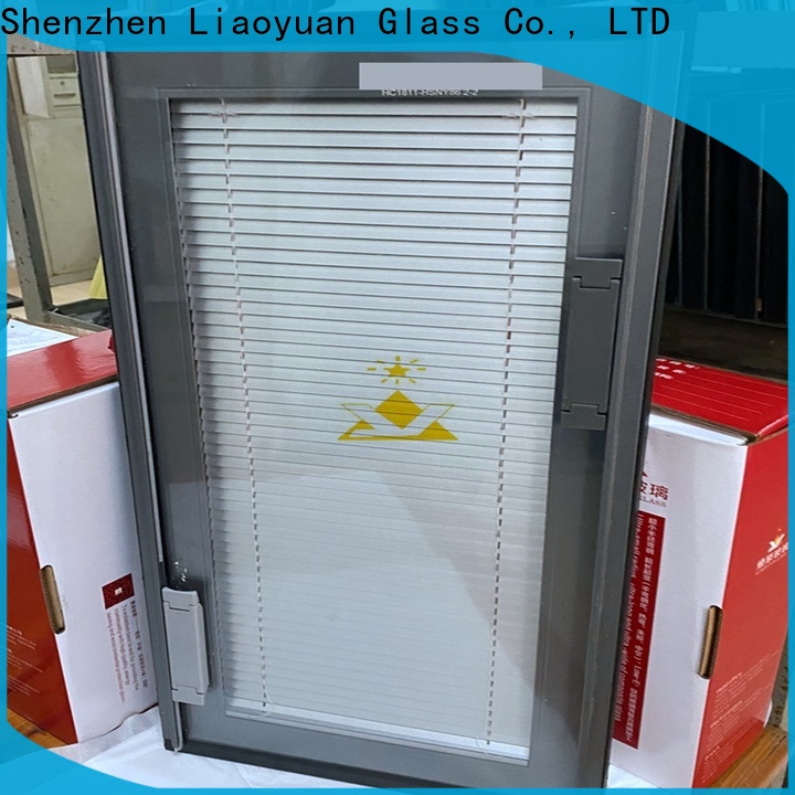 Liaoyuan Glass cheap Insulating Glass with Integral Blinds factory price bulk buy