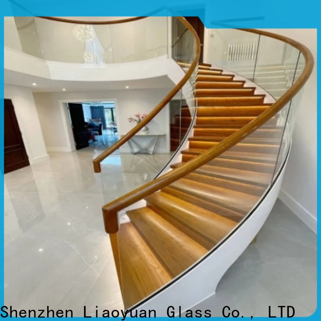Liaoyuan Glass bend glass factory price for promotion