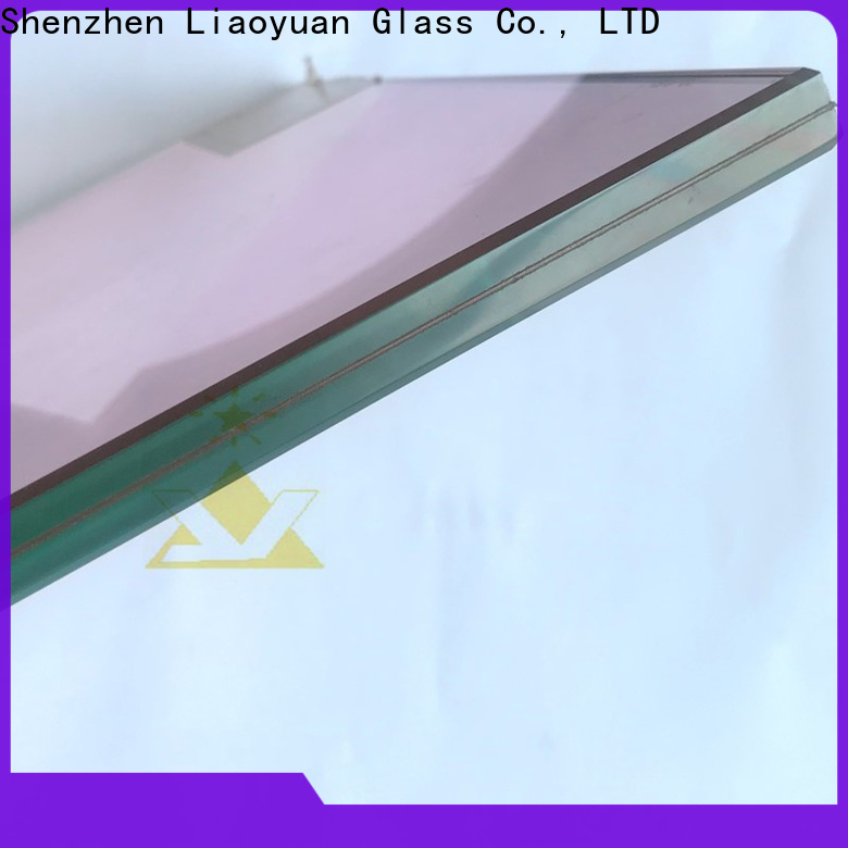 Liaoyuan Glass hot selling laminated pvb glass design bulk production
