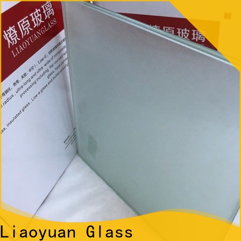 Liaoyuan Glass sandblast frosted glass series bulk production