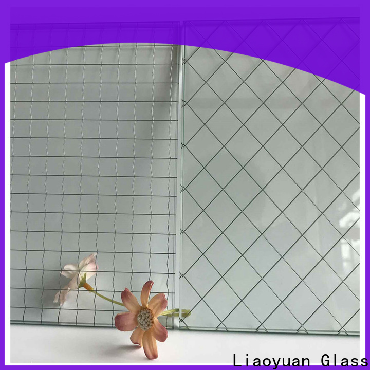 Liaoyuan Glass wired glass price factory direct supply bulk production
