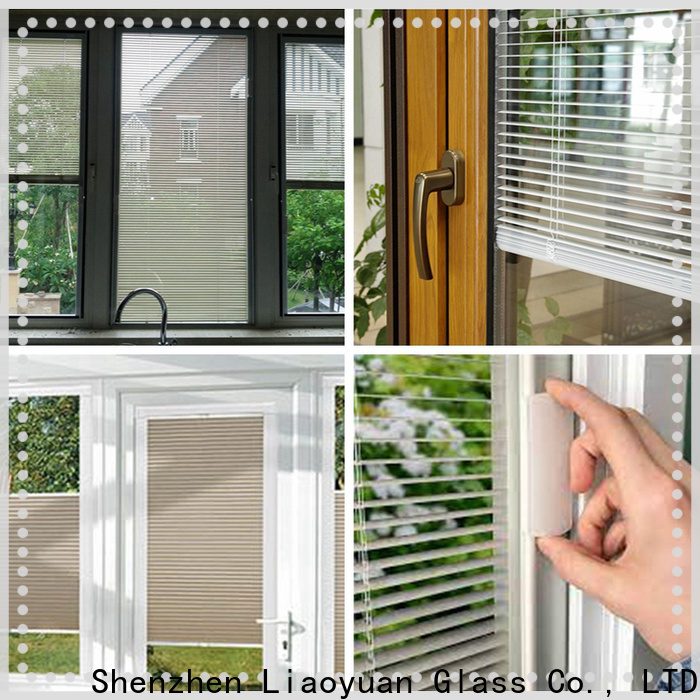 Liaoyuan Glass factory price Insulating Glass with Integral Blinds with good price bulk buy
