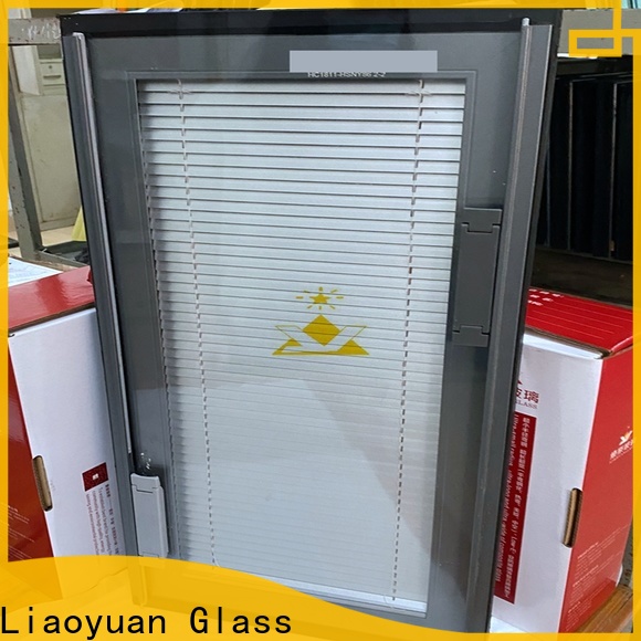 Liaoyuan Glass hot-sale Insulating Glass with Integral Blinds best manufacturer bulk production