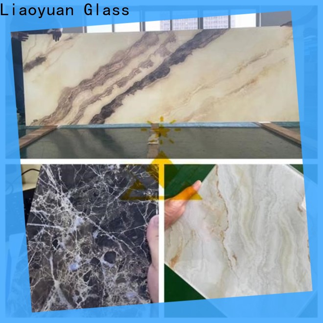 Liaoyuan Glass digital printed glass designs suppliers for sale