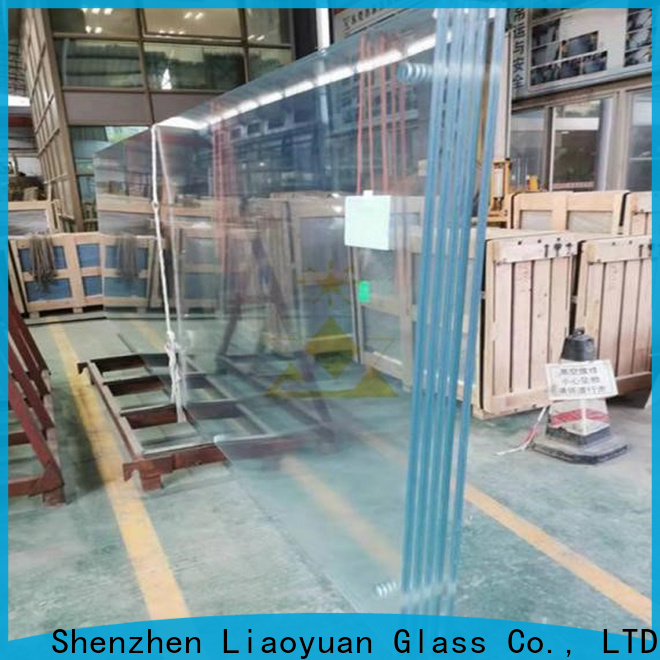 Liaoyuan Glass high quality transparent tempered glass wholesale for promotion