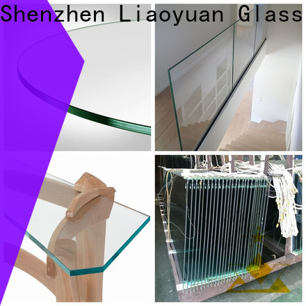 Liaoyuan Glass tempered heat soaked glass factory bulk production