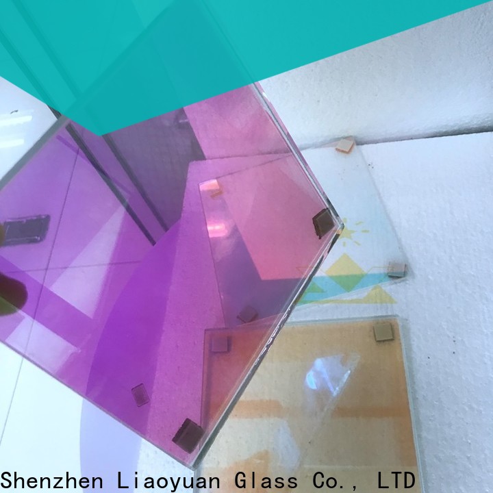 Liaoyuan Glass rainbow glass price with good price bulk production