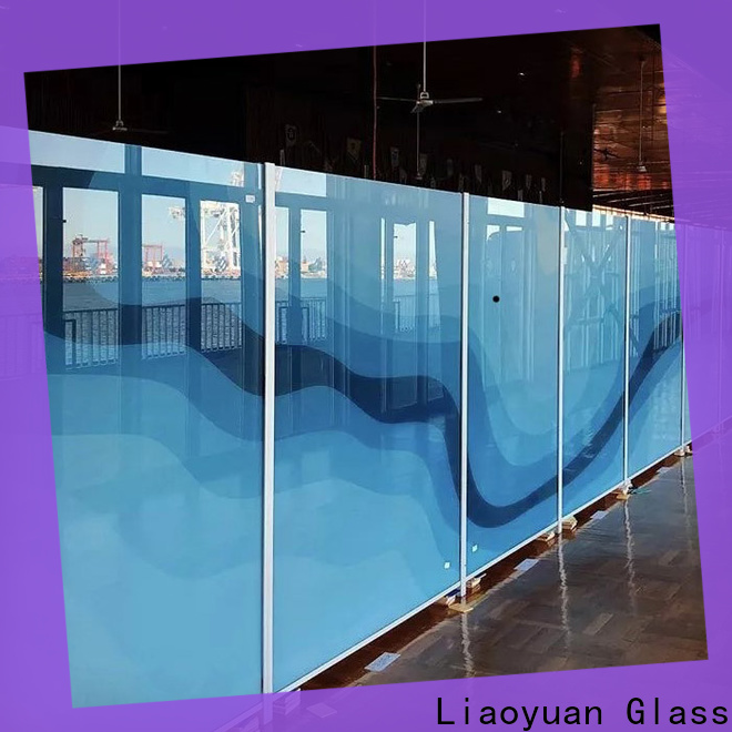 Liaoyuan Glass hot selling digital print glass in bulk for promotion