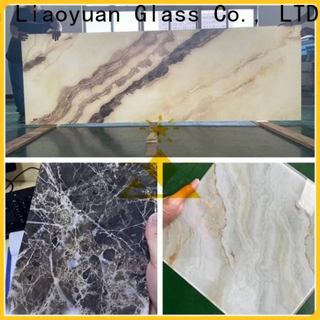Liaoyuan Glass best price digital prints on glass factory price with high cost performance