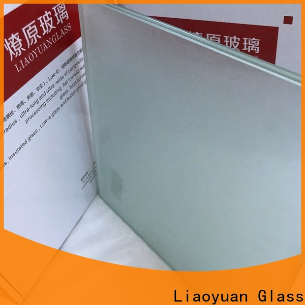 Liaoyuan Glass sandblast frosted glass from China bulk buy