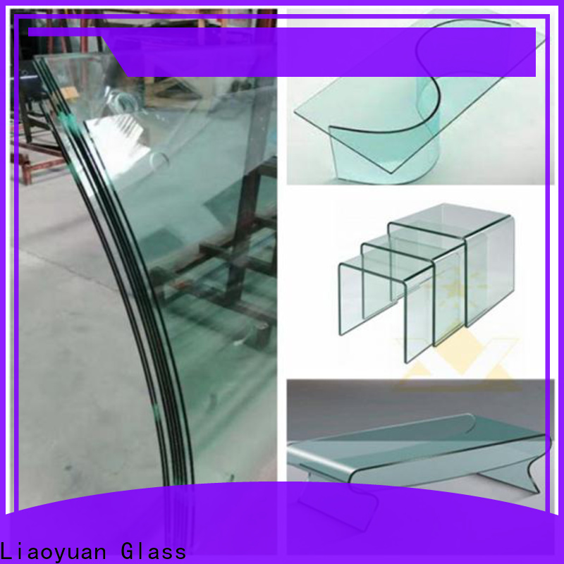Liaoyuan Glass quality curved and bent glass bulk for sale