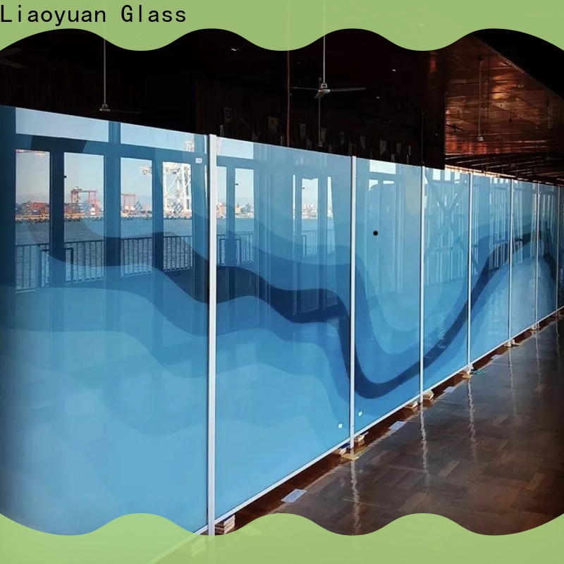 Liaoyuan Glass high-quality ceramic printing on glass supply for sale
