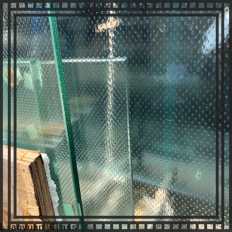 Liaoyuan Glass tempered acid etched glass factory for sale