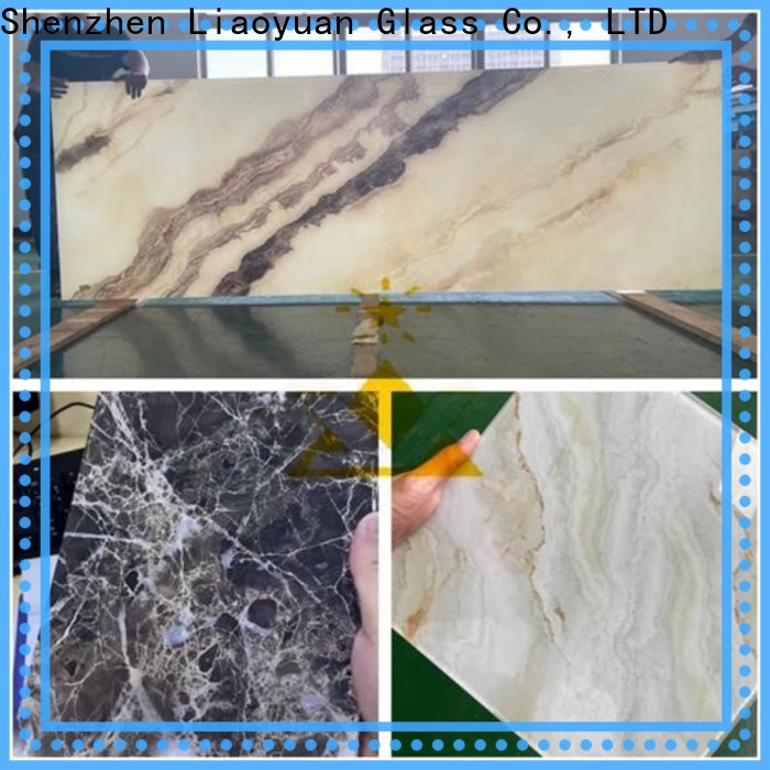 Liaoyuan Glass latest printed glass in bulk bulk production