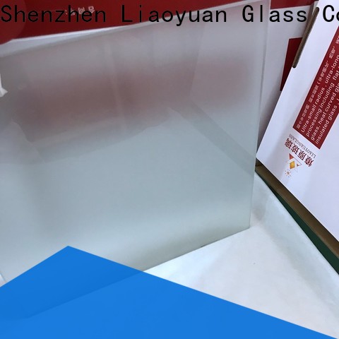 hot-sale acid etched glass cost manufacturing bulk buy