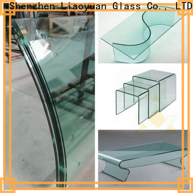 Liaoyuan Glass standard bent glass series for promotion