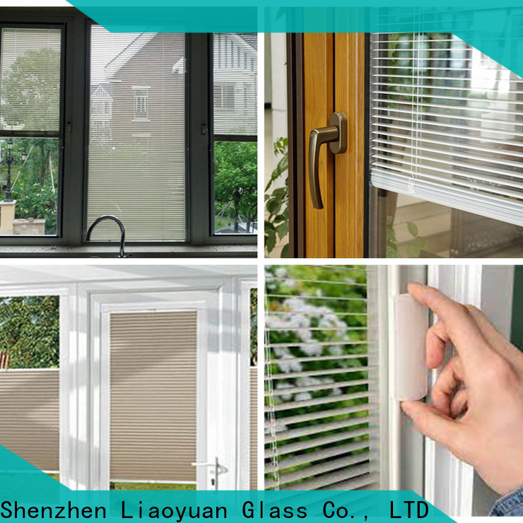Liaoyuan Glass latest Insulating Glass with Integral Blinds best manufacturer for promotion