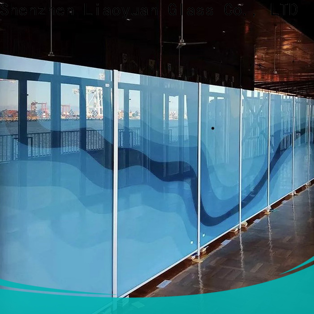 Liaoyuan Glass digital print glass supply for promotion