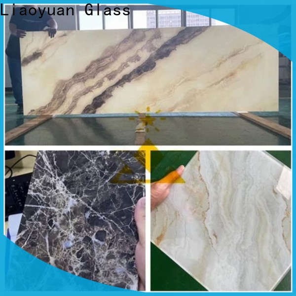 Liaoyuan Glass digital print glass supplier bulk production