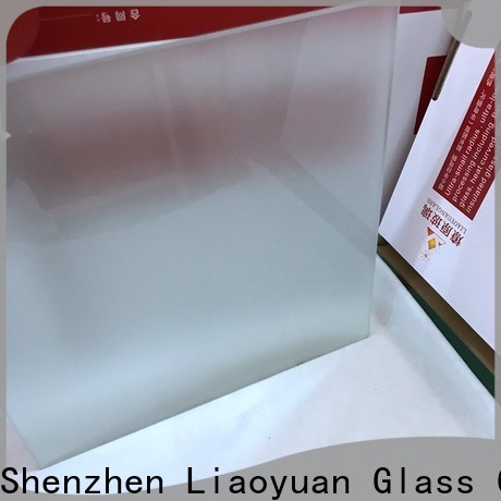 factory price acid etched frosted glass company bulk production