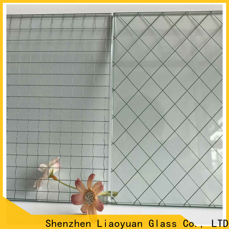 Liaoyuan Glass wholesale wired glass supply bulk buy