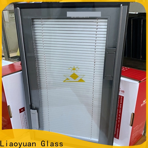 Liaoyuan Glass Insulating Glass with Integral Blinds factory bulk production
