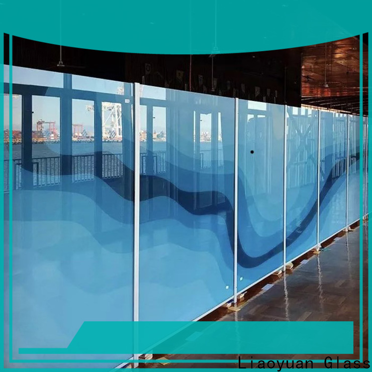 Liaoyuan Glass hot-sale modern digital glass printing design best supplier for sale