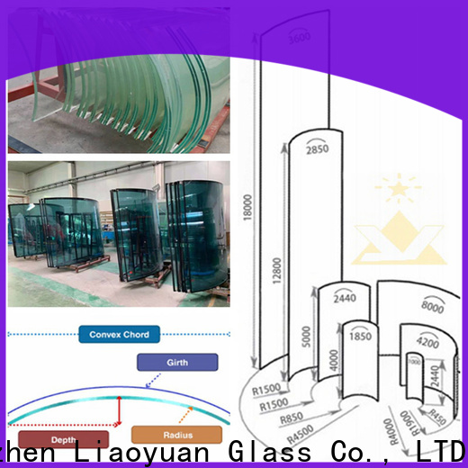 Liaoyuan Glass hot selling curved glass company best manufacturer bulk production