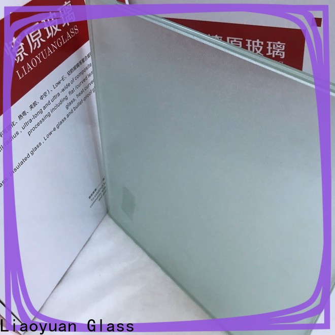Liaoyuan Glass top selling sandblasting glass best supplier bulk production