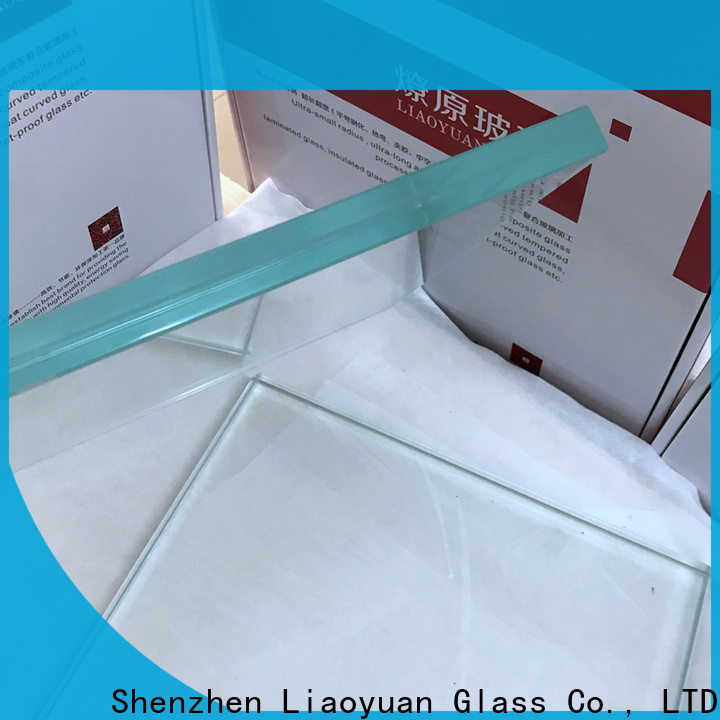 durable laminated security glass bulks for promotion